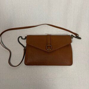 Universal Thread Brown Crossbody Purse Snap Closure Casual Everyday Bag